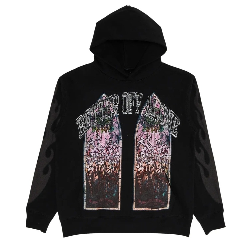 WHO DECIDES WAR X A BOOGIE WIT DA HOODIE BLACK HOODIE XL Nwot MSRP $350